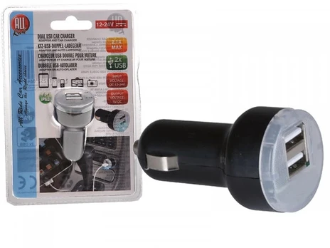 All Ride Auto USB dubultā automašīnas lādētājs 2.1A