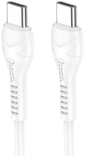 Dėklas HOCO cable Type C to iPhone Lightning 8-pin PD 27W Cool X37 1m baltas