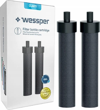 Gertuvė Wessper 2x FILTRAS WODY DO BUTELKI WESSPER ACTIVEMAX CLARTI