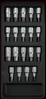 Proline Pro-Line Tool įdėklas su priedais 19 vnt. (58787)