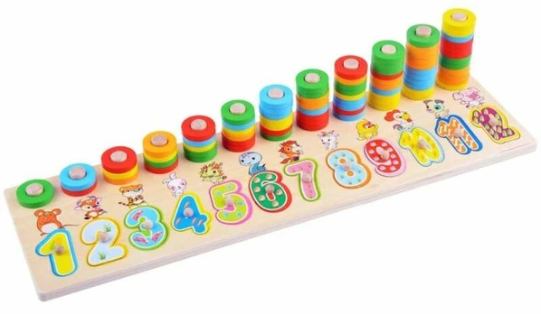 Mokomasis matematinis žaidimas, 7.5 cm, įvairių spalvų