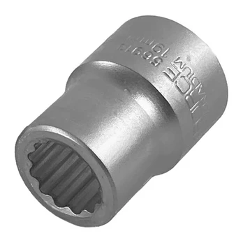 Kištukinis lizdas 3/4" 19 mm 12 taškų Cr-V