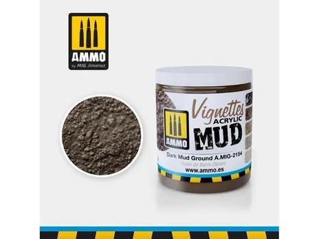 AMMO by MIG Jimenez AMMO MIG - Akrilinis purvas DARK MUD GROUND, 100ml, 2154