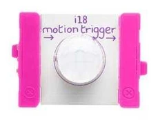 LittleBits littleBits motion trigger, Motion sensor, littleBits, Violetinė, Baltas, 95.2 mm, 190.5 mm, 12.7 mm