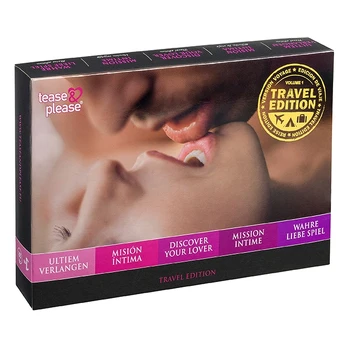 Tease & Please Discover Your Lover Travel Edition Board Game Multilingual