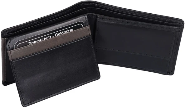 Piniginė vyrams LEMONDO 495-70-16 RFID - Juoda