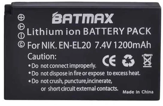 Batmax EN-EL20 akumuliatorius fotoaparatui