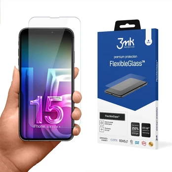 Apple iPhone 15 - 3mk FlexibleGlass v2.0