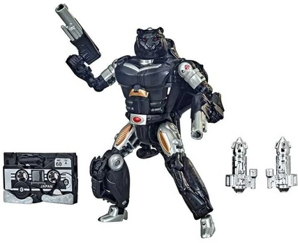 Hasbro Transformers War From Cybertron Covert Agent Ravage + Decepticon Forever Ravage figures set 15cm