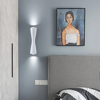 Modernus LED sieninis šviestuvas, Tipas W