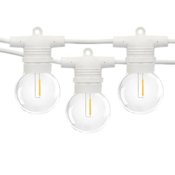 Lauko Led girlianda 10 m Glow balta