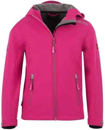 Trollkids Merginės striukė Trollfjord Jr 175-202 softshell striukė