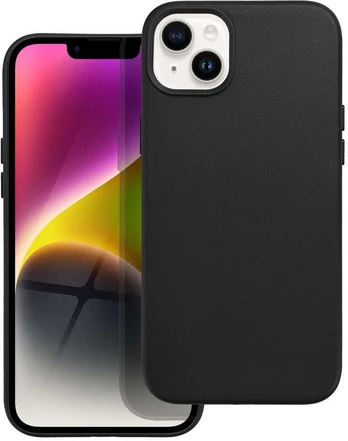 Dėklas Oem Leather Mag Cover for IPHONE 14 PLUS juodas