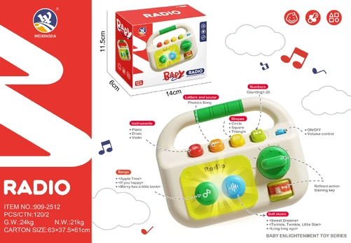 Multifunctional Radio with Sounds for the Youngest