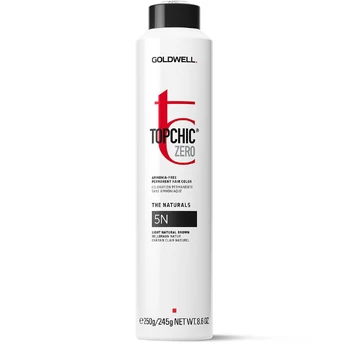 Goldwell TopChic Zero Permanent Hair Dye 5N Light Natural Brown, 250 ml