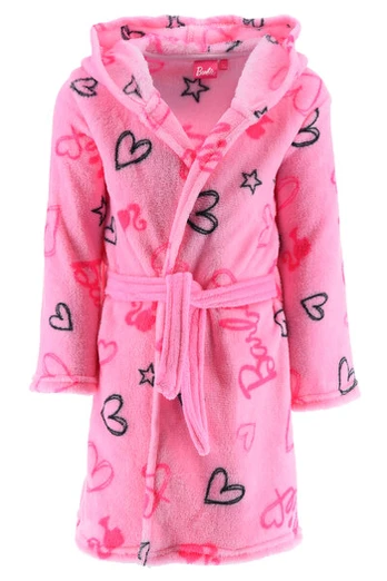 Chalatas mergaitėms Barbie, rožinis