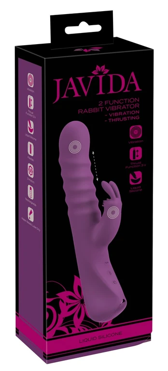 Javida 2 F. Rabbit Vibe Thrusting Vib vibratorius kiškutis