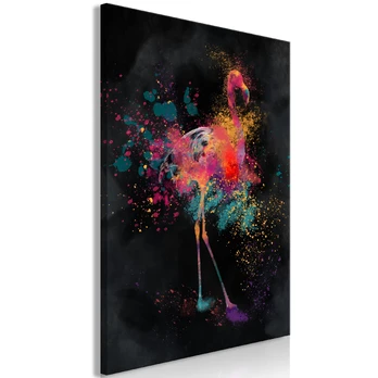 Artgeist Paveikslas - Flamingo Colour (1 Part) Vertical
