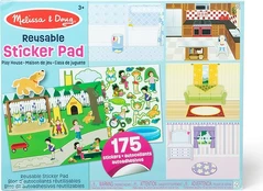 Melissa & Doug Reusable Sticker Pad - Play House! kaina