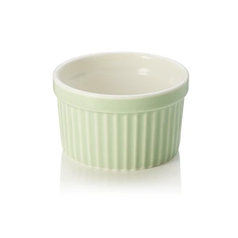 Porceliano kepimo indeliai Creme brulee, 6vnt