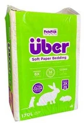 Über - Soft Paper Bedding 170l Baltas