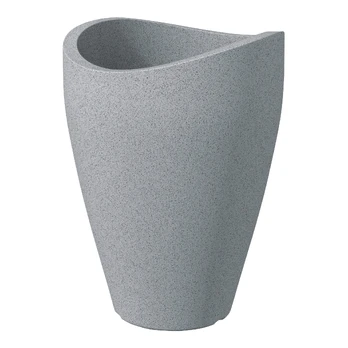 Vazonas Scheurich Stony Grey 254/40, plastikinis, Ø 30 cm, pilkas
