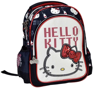Hello Kitty širdelės formos kuprinė, krepšys 31 cm