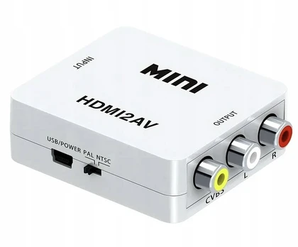 HDMI į AV garso RCA signalo keitiklio adapteris