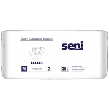 SENI sauskelnės Classic Basic M, 30 vnt.