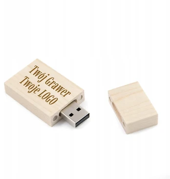 Medinis "pendrive" Klonas 8gb Usb 2.0 su Jūsų Logotipu