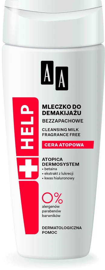 Valomasis pienelis atopinei odai AA Help Cleansing Milk 200 ml