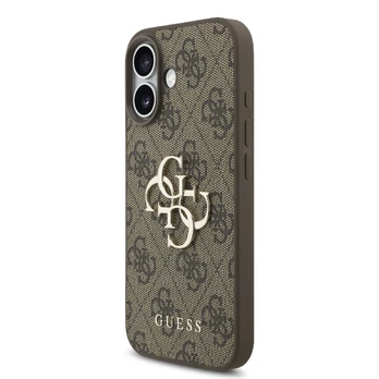 Guess PU 4G Metal Logo Strap Case for Apple iPhone 17