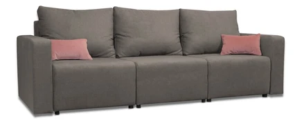 Modulinė sofa Modul 2400 Smėlio spalvos pilkos spalvos