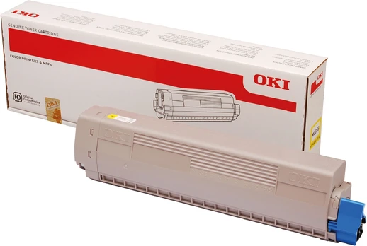OKI MC873 yellow toner 10K | 45862814