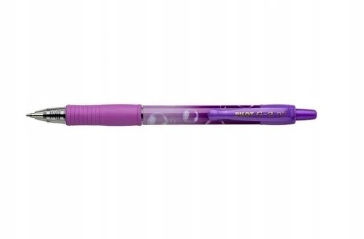 Pilot G2 Bubble rašiklis gelinis, violetinis, mėlynas rašalas 0,7mm