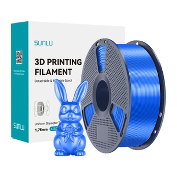 Sunlu PLA+ Silk Filament (mėlynas)