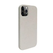 iLike iPhone 12 Pro Max Silikoninis plastikinis dėklas Eco Print Design Apple White