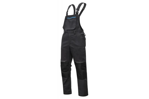 WURNITZ elastic protective bib trausers dark pilka S (48)