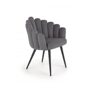 Fotelis K410, pilkas, 62 cm x 62 cm x 85 cm kaina