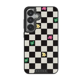Lunch Break - Samsung Galaxy S25 Case, Elite Dark (Magnetic) / Silver