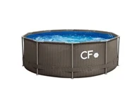 Cf Group CF FRAME antžeminio baseino rėmo konstrukcija - 305 x 91 cm, rotangas