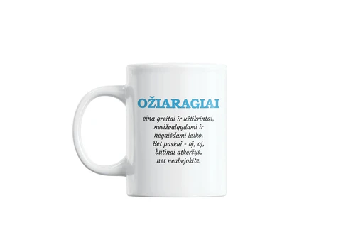 Puodelis „OŽIARAGIS“