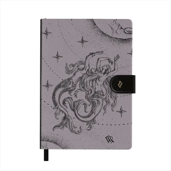 Virgo - Notebook, A5 (14.8 x 21cm) / Lined / Purple