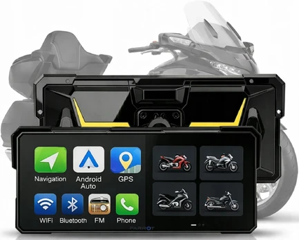 Motociklo GPS navigacija Android Auto / CarPlay 8.1 (2GB RAM)
