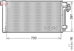 Kondensatorius, oro kondicionierius DENSO DCN32020 kaina