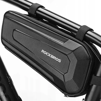 Rockbros B67 waterproof bicycle bag for frame - juodas