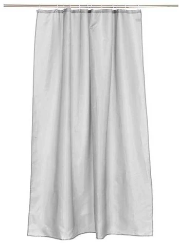 4Living Shower curtain Solid 180x200 cm pilkas
