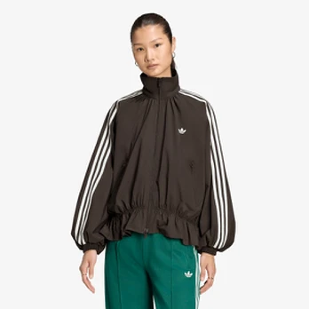 adidas Blousy Oversized Track Top Night Brown - Dydis XS (LG3960 Striukės)