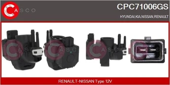 Slegio keitiklis, išmetimo valdymas CASCO CPC71006GS
