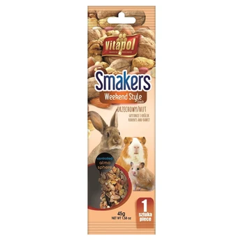 VITAPOL Smakers graužikams riešutų (savaitgalio stiliaus)